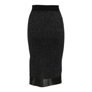 Rag & Bone Womens Rower Black Sparkle Knit Pencil Skirt Size M Pull On Office
